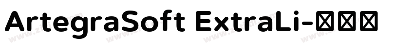 ArtegraSoft ExtraLi字体转换